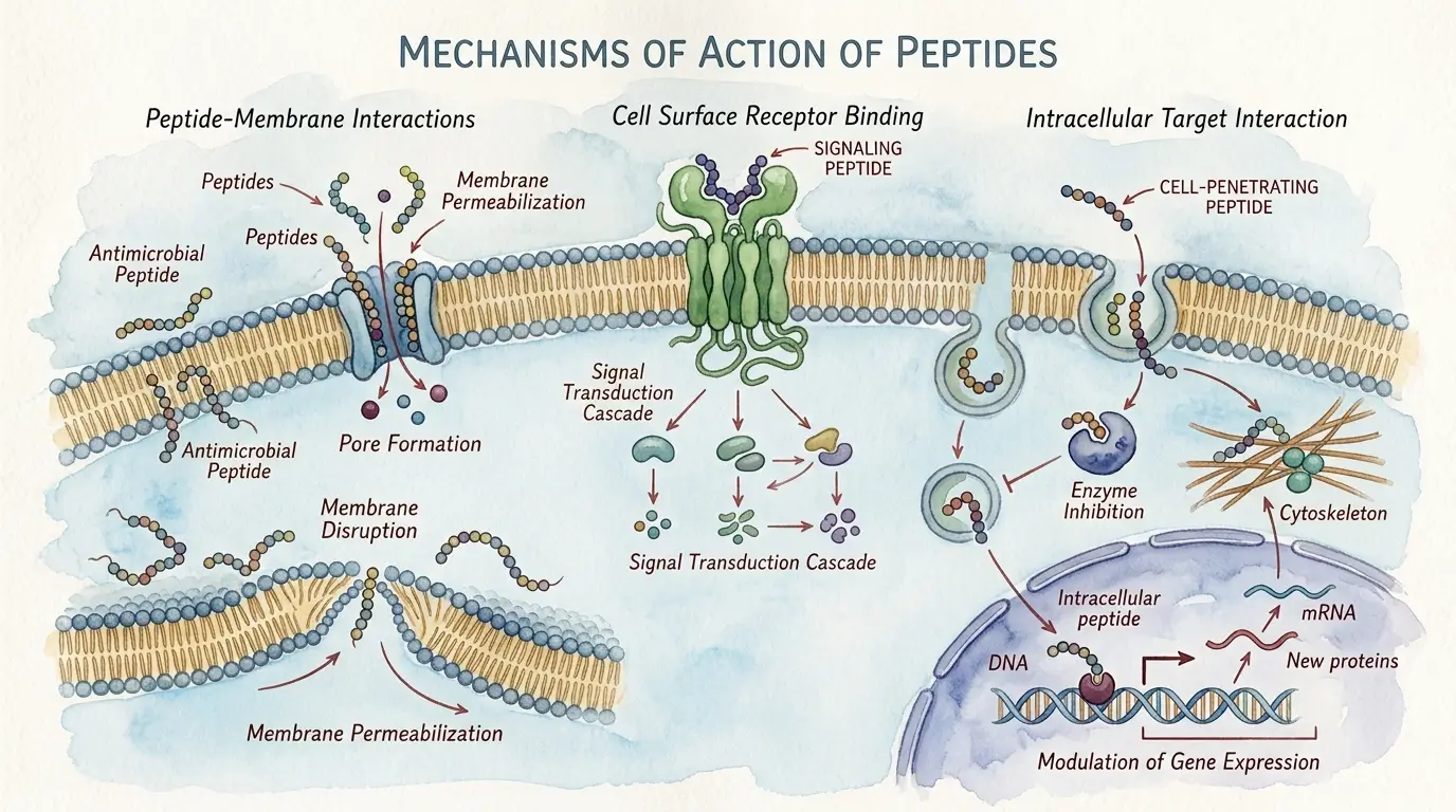 Apercu des Classifications de Peptides Differentes classifications de peptides etudiees pour la recherche en laboratoire. peptides pour la musculation